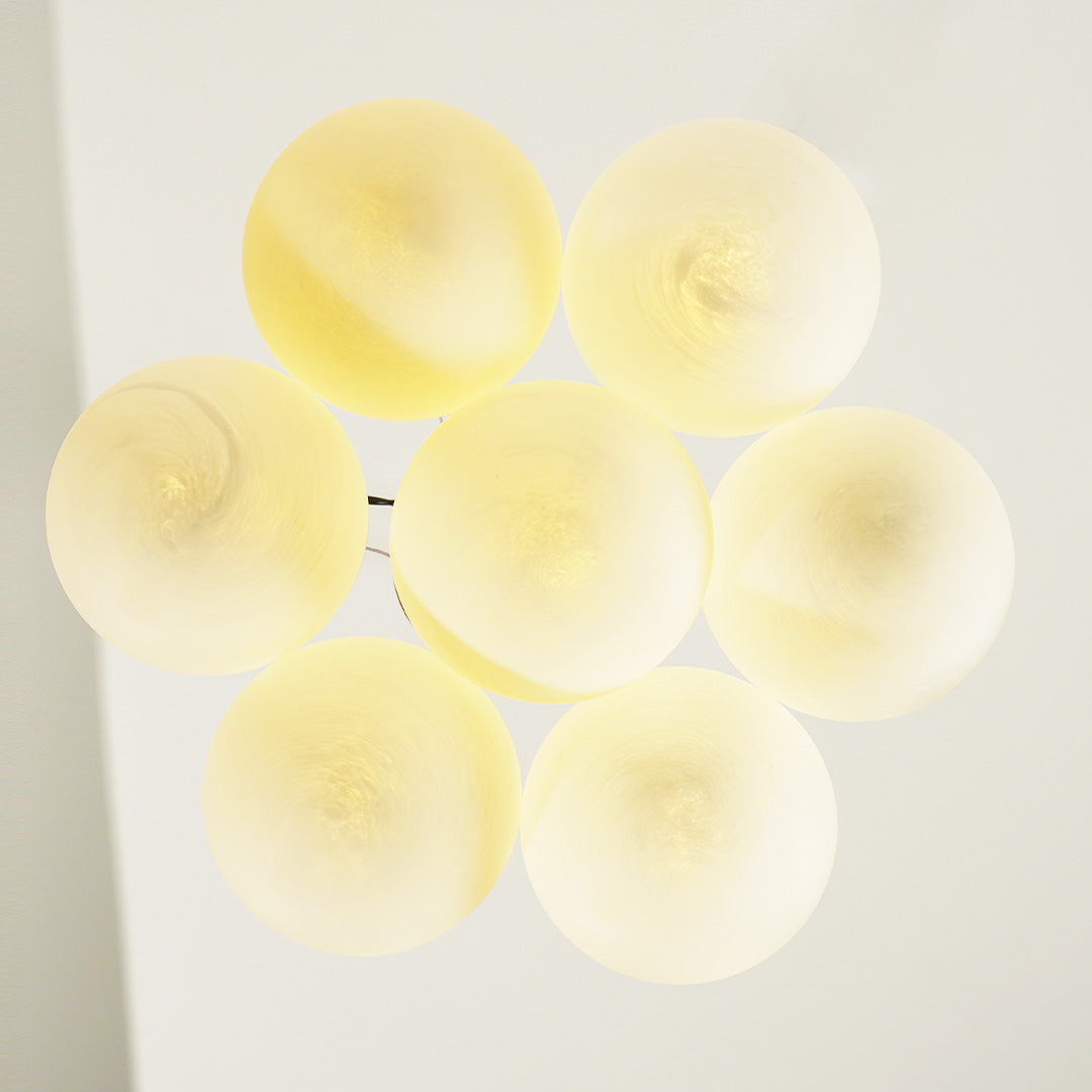 Glass Bubble Chandelier | Dining Room Living Room Modern Globe Design | Lologe