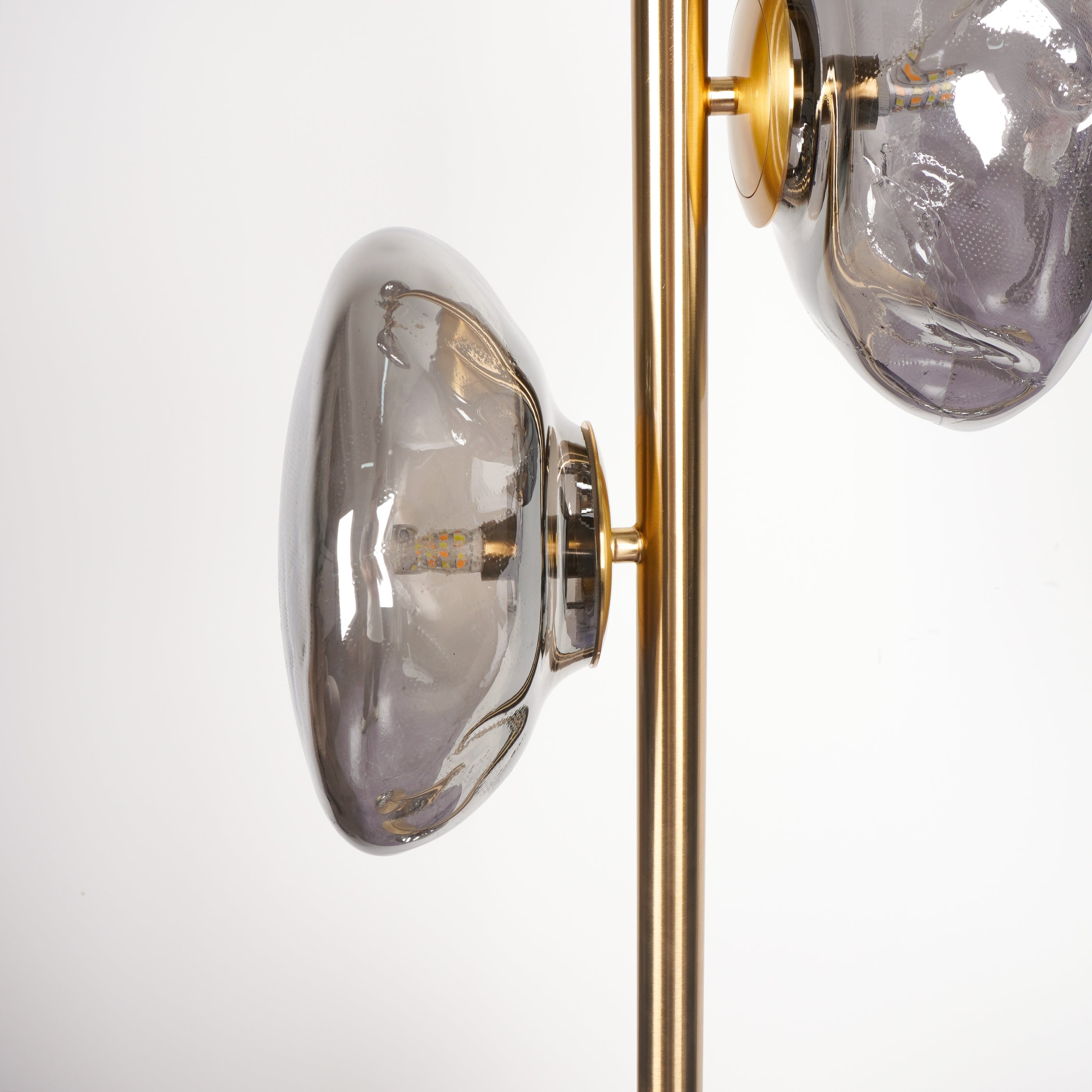 Glass Floor Lamp | Petal Design Accent Lighting for Living Room & Bedroom | Lologe
