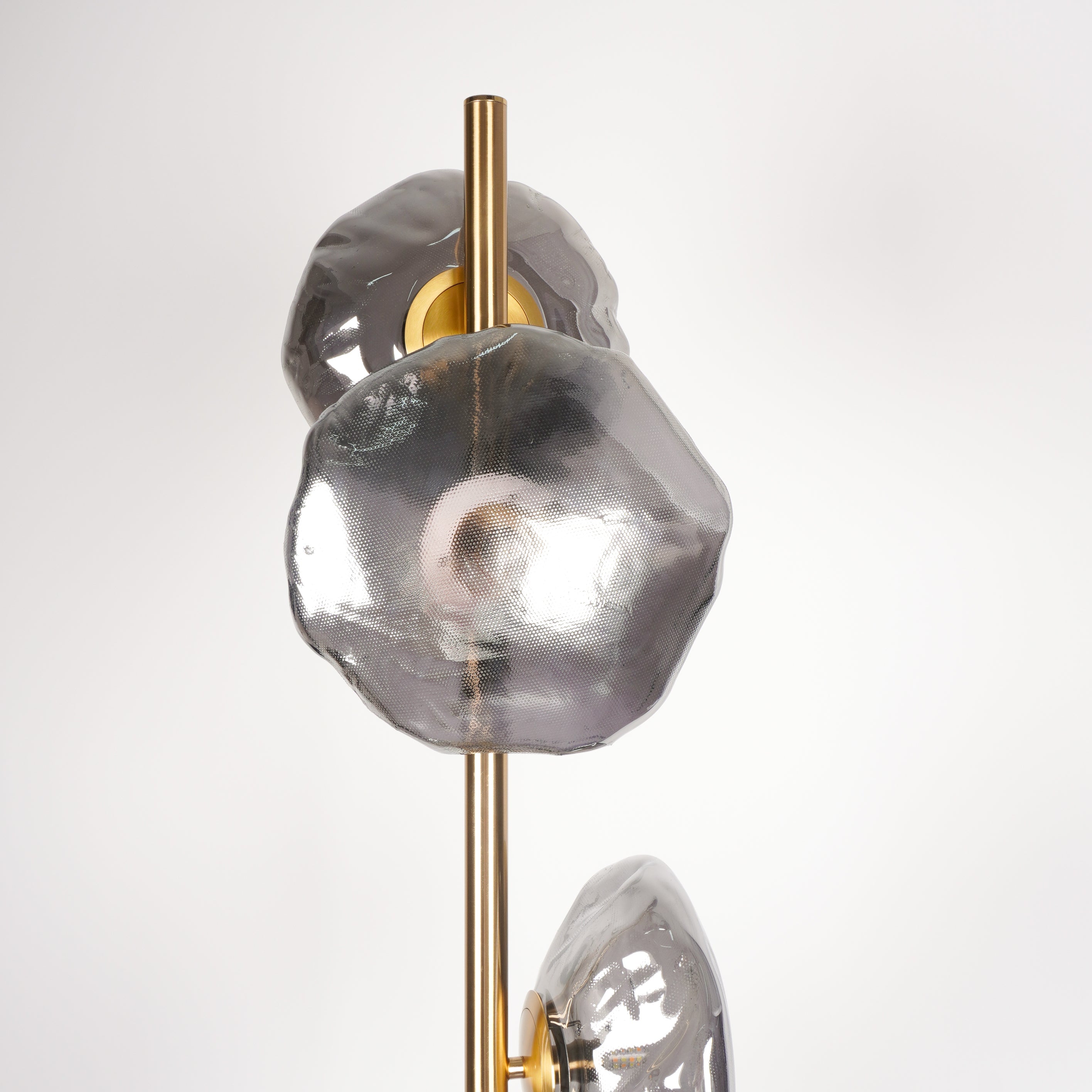 Glass Floor Lamp | Petal Design Accent Lighting for Living Room & Bedroom | Lologe