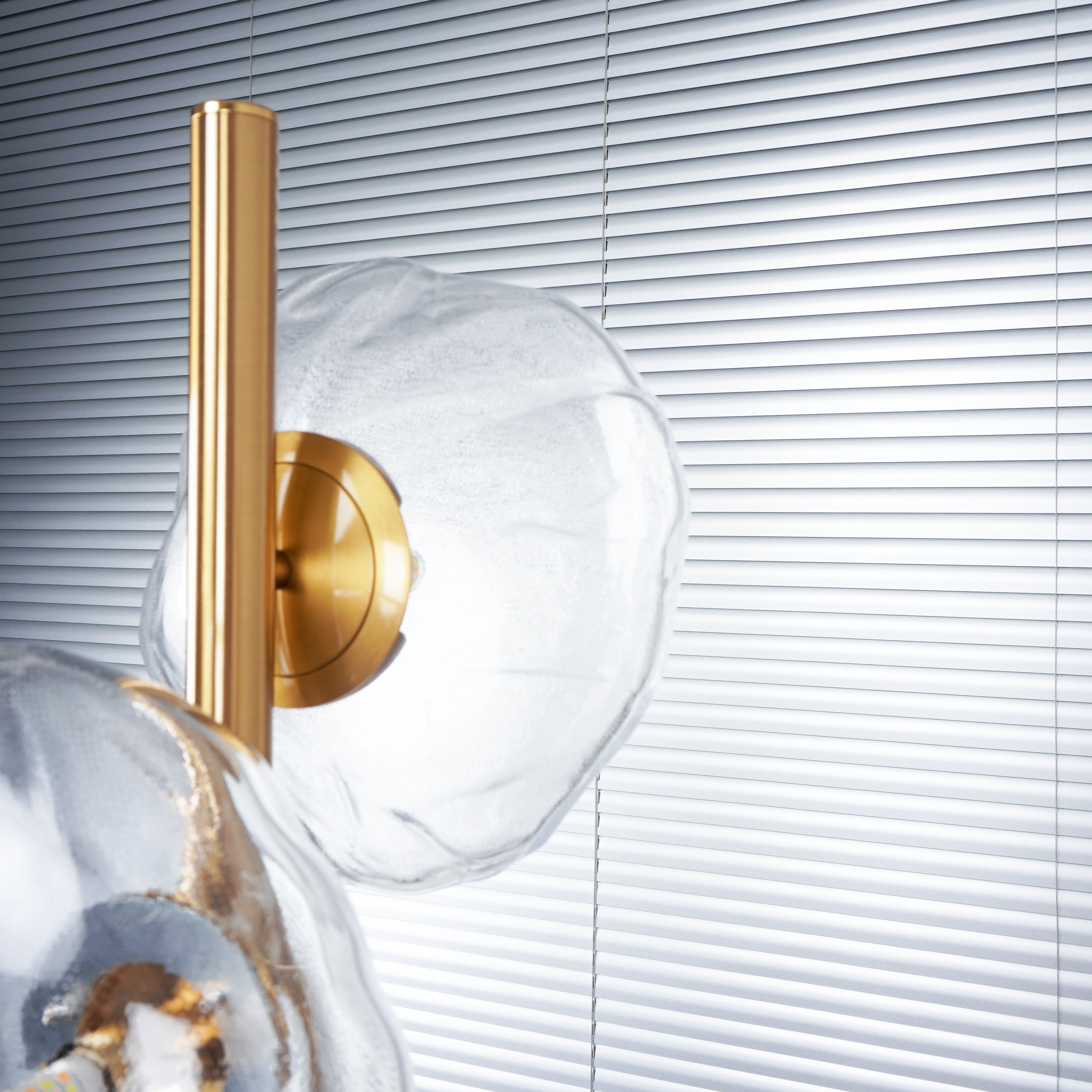 Glass Floor Lamp | Petal Design Accent Lighting for Living Room & Bedroom | Lologe