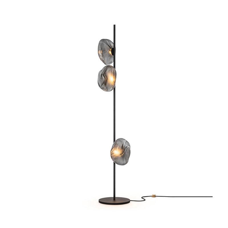 Glass Floor Lamp | Petal Design Accent Lighting for Living Room & Bedroom | Lologe