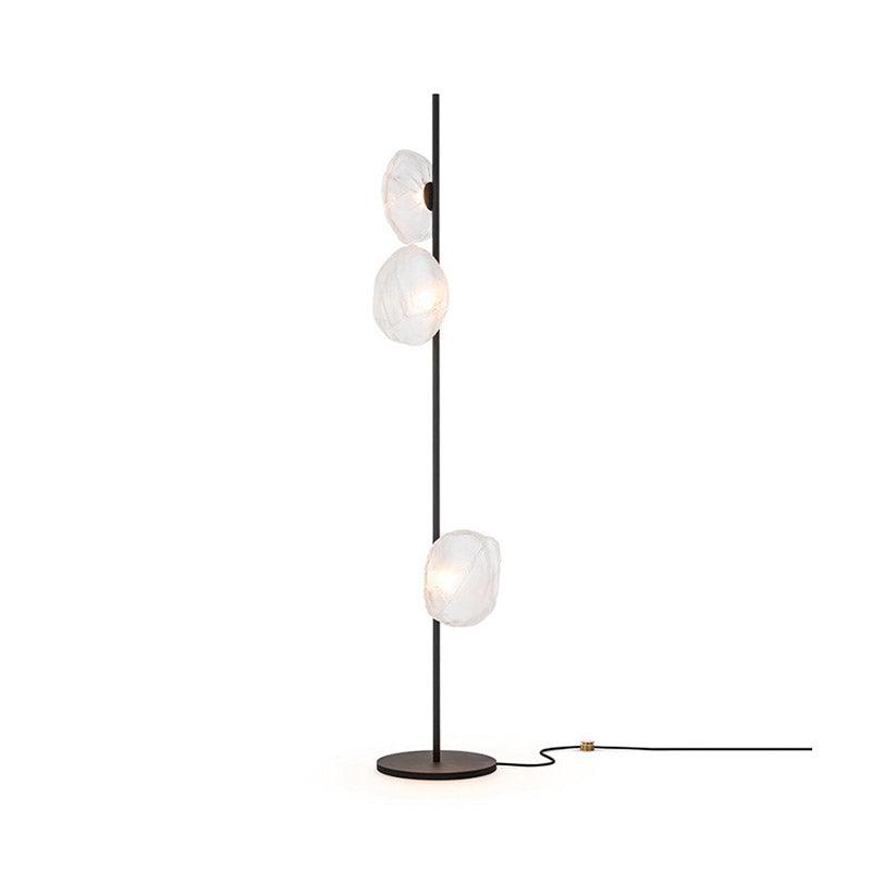 Glass Floor Lamp | Petal Design Accent Lighting for Living Room & Bedroom | Lologe