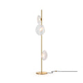 Glass Floor Lamp | Petal Design Accent Lighting for Living Room & Bedroom | Lologe