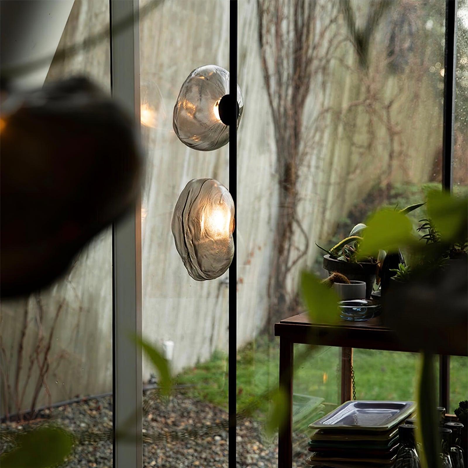 Glass Floor Lamp | Petal Design Accent Lighting for Living Room & Bedroom | Lologe