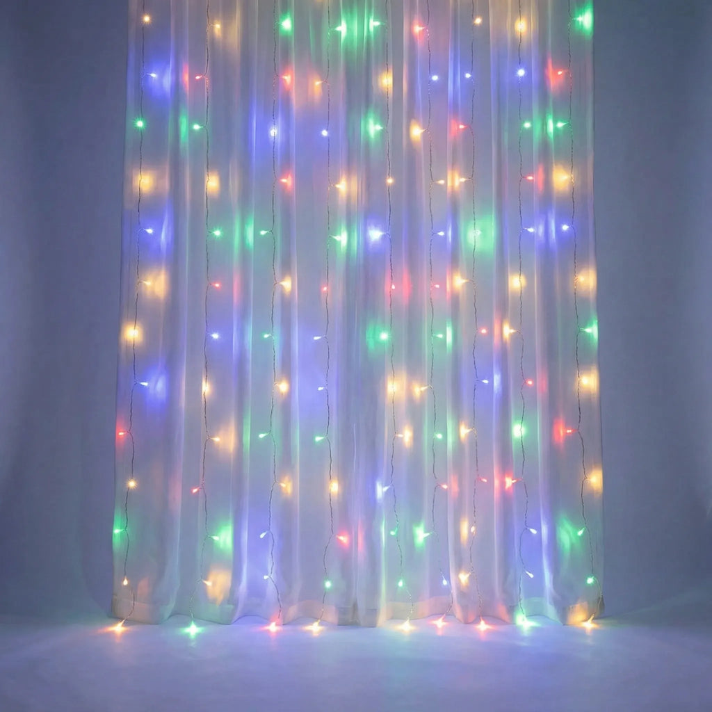 Glowdrape - USB-Powered LED Curtain Light Set- Bedroom Ambience Lighting