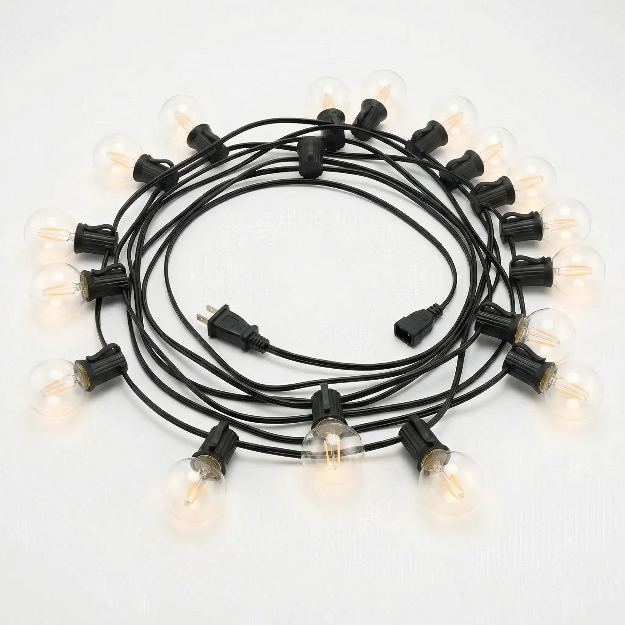 Glowfesta - G40 Globe LED Festoon String Lights- Outdoor Entertaining Areas