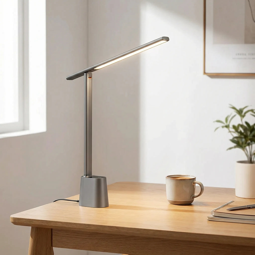 Glowfold - Foldable Dimmable LED Desk Lamp- Reading At Your Desk