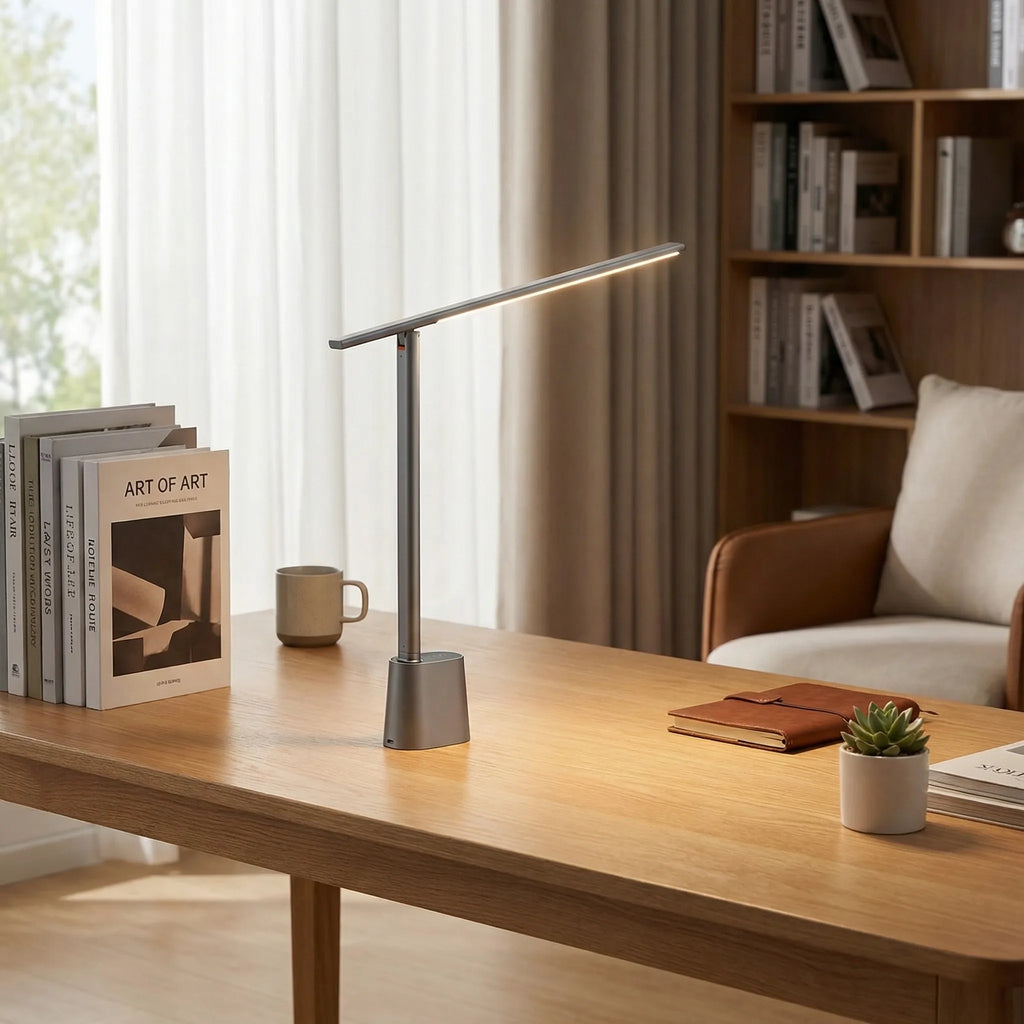 Glowfold - Foldable Dimmable LED Desk Lamp- Reading At Your Desk