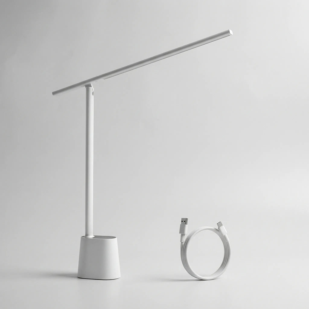 Glowfold - Foldable Dimmable LED Desk Lamp- Reading At Your Desk