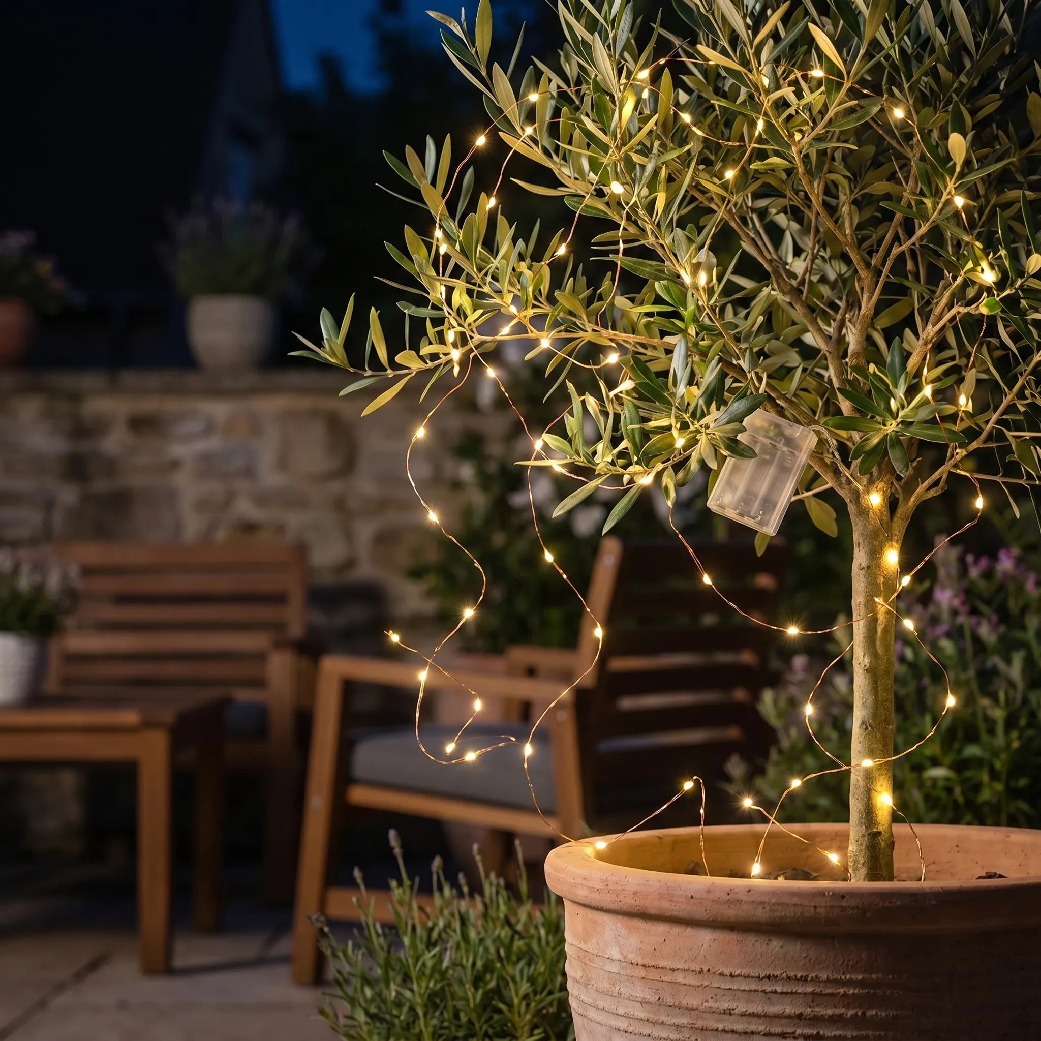 Glowveil - Battery-Powered LED Fairy String Lights- Decorative Ambient Lighting