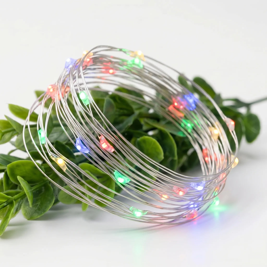 Glowveil - Battery-Powered LED Fairy String Lights- Decorative Ambient Lighting