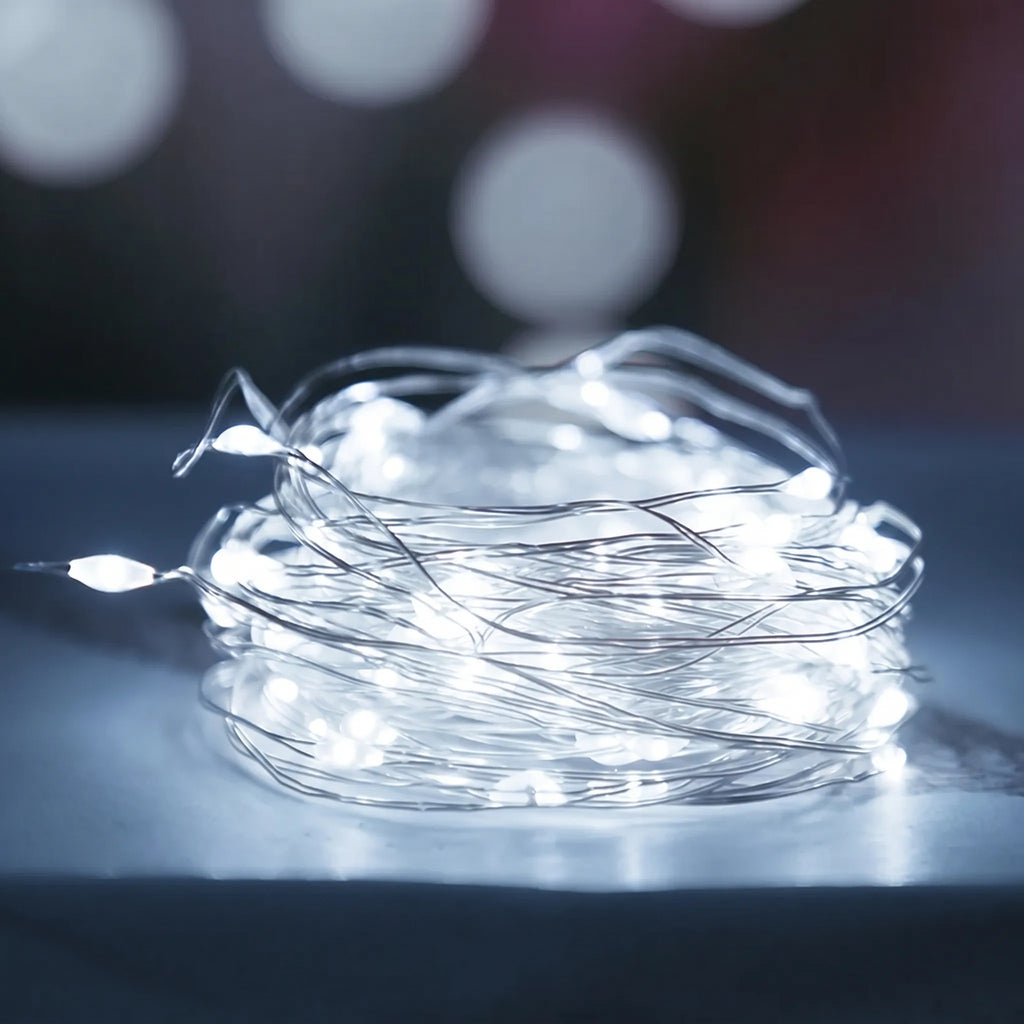 Glowveil - Battery-Powered LED Fairy String Lights- Decorative Ambient Lighting