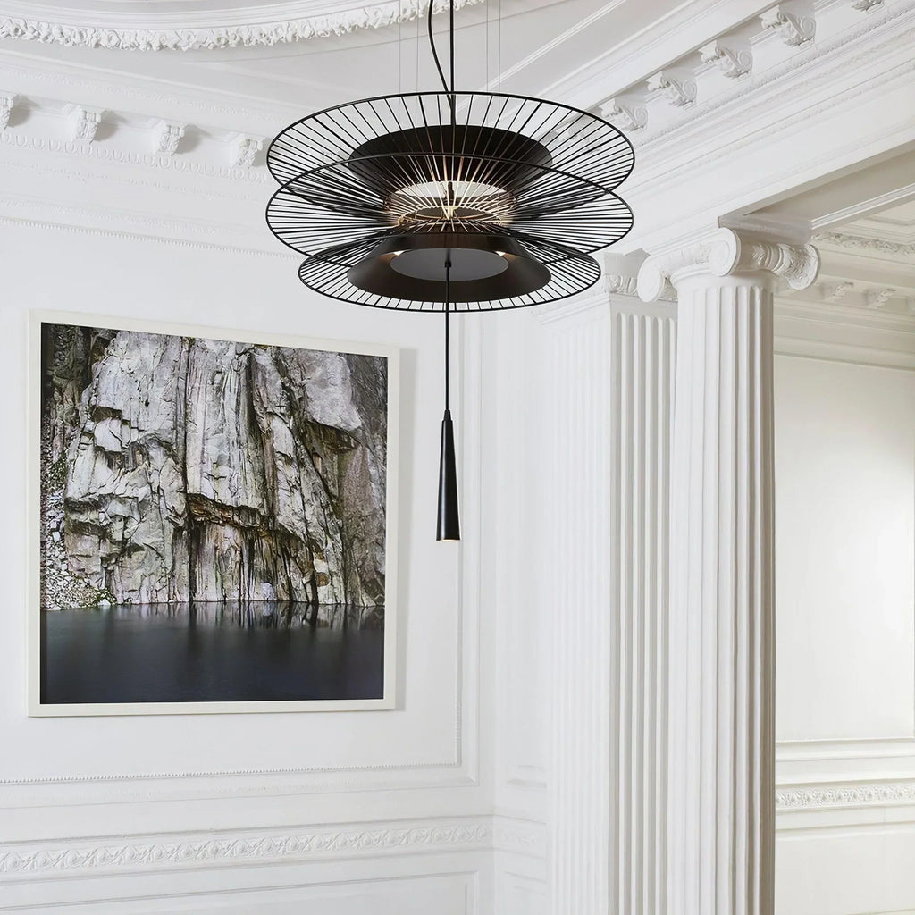 Modern Pendant Light | Glass Globe Ceiling Lighting for Dining Room & Kitchen | Lologe