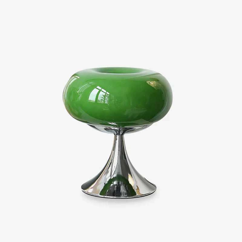 Bauhaus Table Lamp | Apple-Shaped Glass Accent Light for Living Room | Lologe