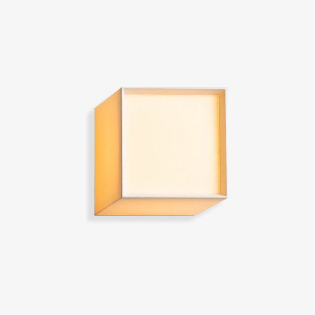 Japanese Square Wall Light | Minimalist Wood Wall Sconce | Ambient Lighting | Lologe
