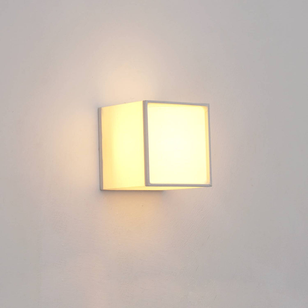 Japanese Square Wall Light | Minimalist Wood Wall Sconce | Ambient Lighting | Lologe