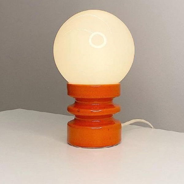 Glass Table Lamp | Korean Style Bedside Lamp | Bedroom & Living Room | E27 | Lologe