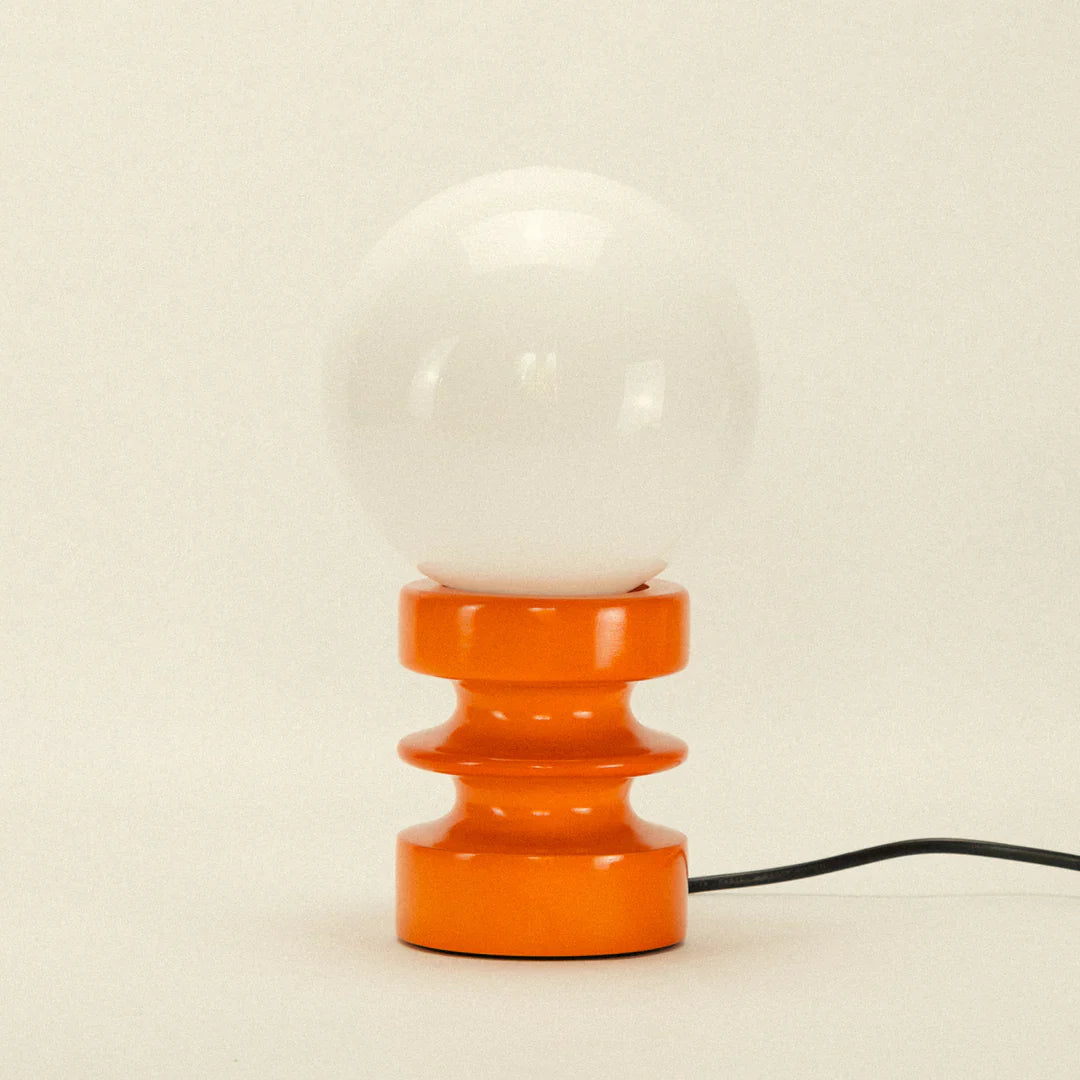 Glass Table Lamp | Korean Style Bedside Lamp | Bedroom & Living Room | E27 | Lologe