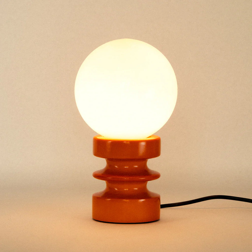 Glass Table Lamp | Korean Style Bedside Lamp | Bedroom & Living Room | E27 | Lologe