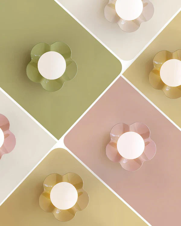 Floral Wall Lamp | Modern Decorative Sconce for Bedroom & Hallway | Lologe