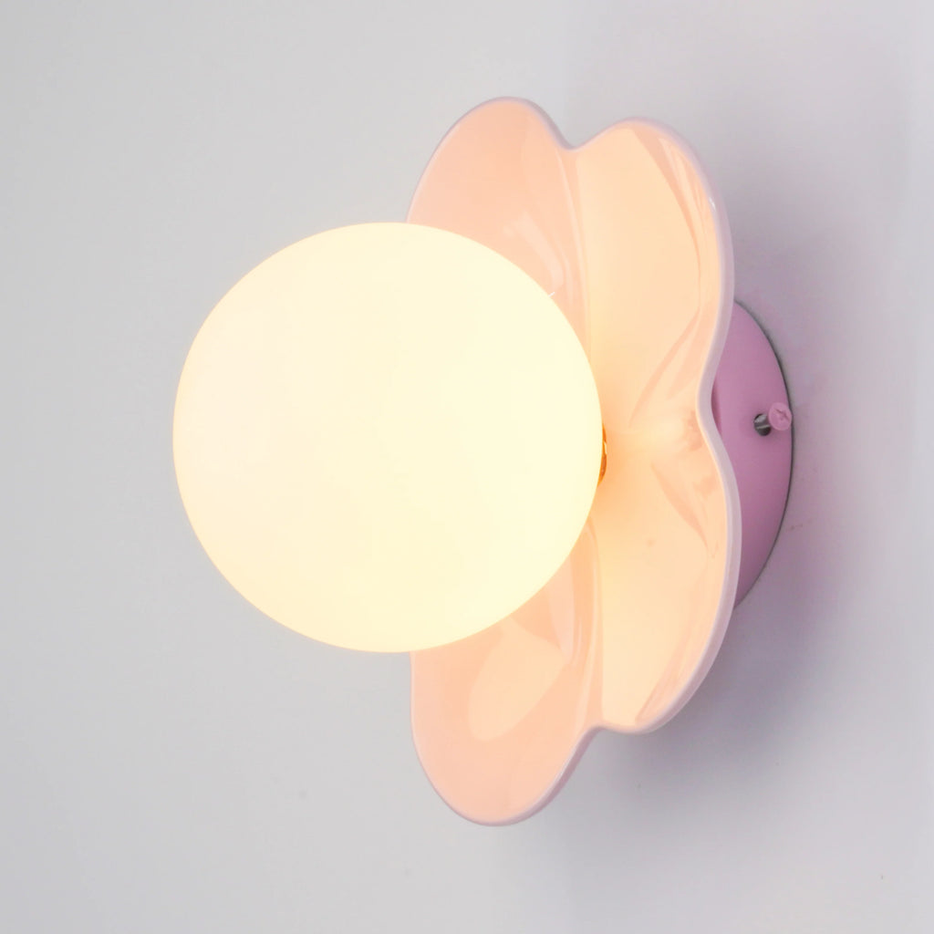 Floral Wall Lamp | Modern Decorative Sconce for Bedroom & Hallway | Lologe