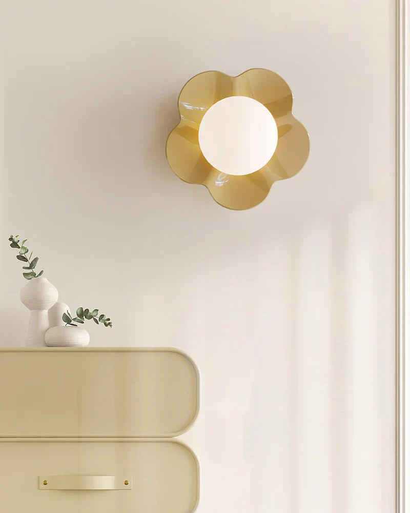 Floral Wall Lamp | Modern Decorative Sconce for Bedroom & Hallway | Lologe