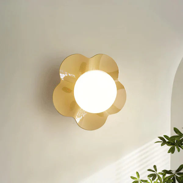 Floral Wall Lamp | Modern Decorative Sconce for Bedroom & Hallway | Lologe
