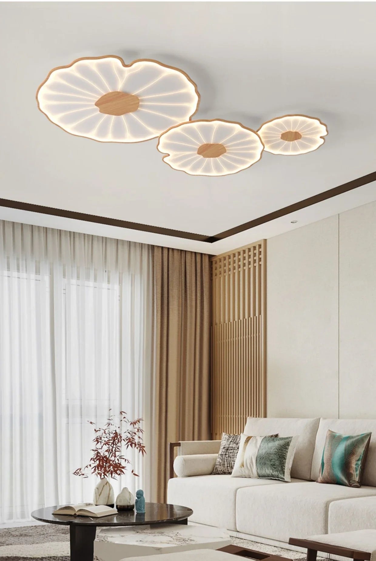 Lotus Leaf Ceiling Light | Living Room Bedroom Creative Modern Design | Lologe