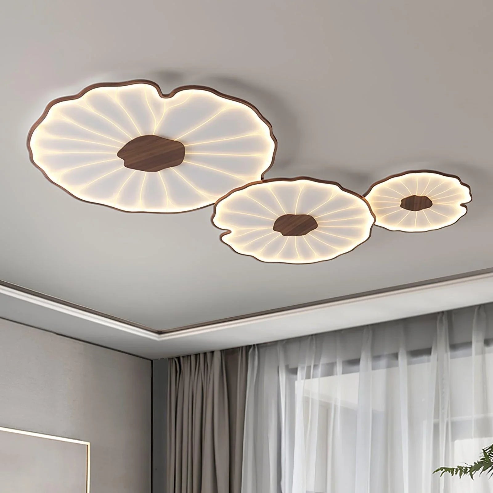 Lotus Leaf Ceiling Light | Living Room Bedroom Creative Modern Design | Lologe