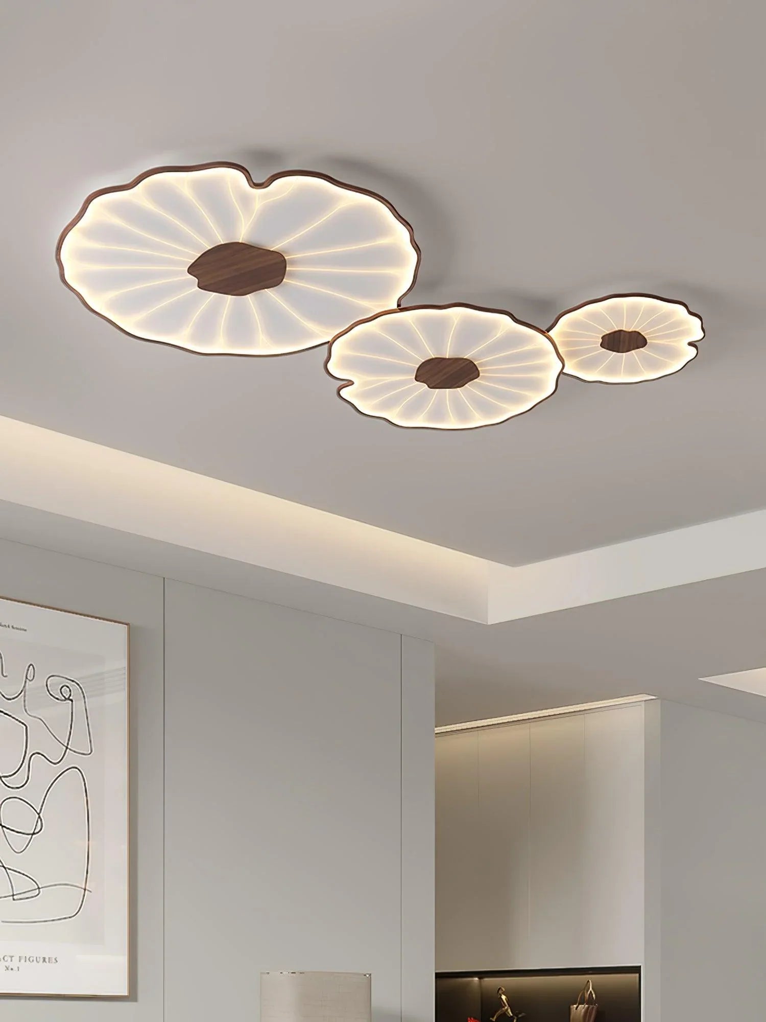 Lotus Leaf Ceiling Light | Living Room Bedroom Creative Modern Design | Lologe