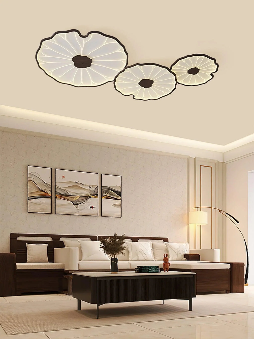 Lotus Leaf Ceiling Light | Living Room Bedroom Creative Modern Design | Lologe