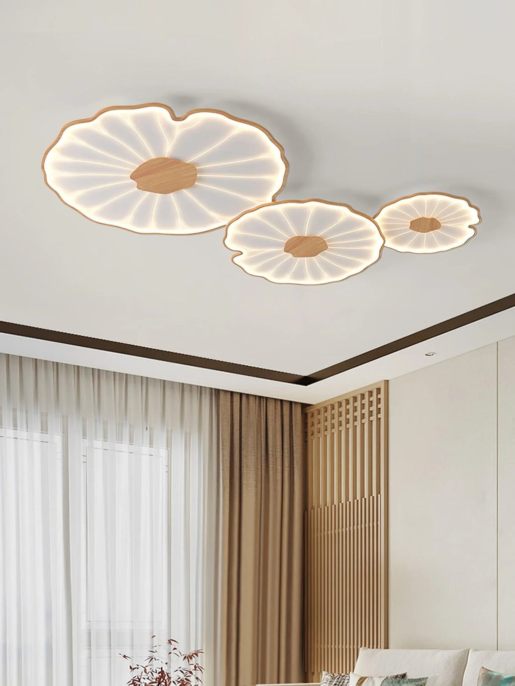 Lotus Leaf Ceiling Light | Living Room Bedroom Creative Modern Design | Lologe