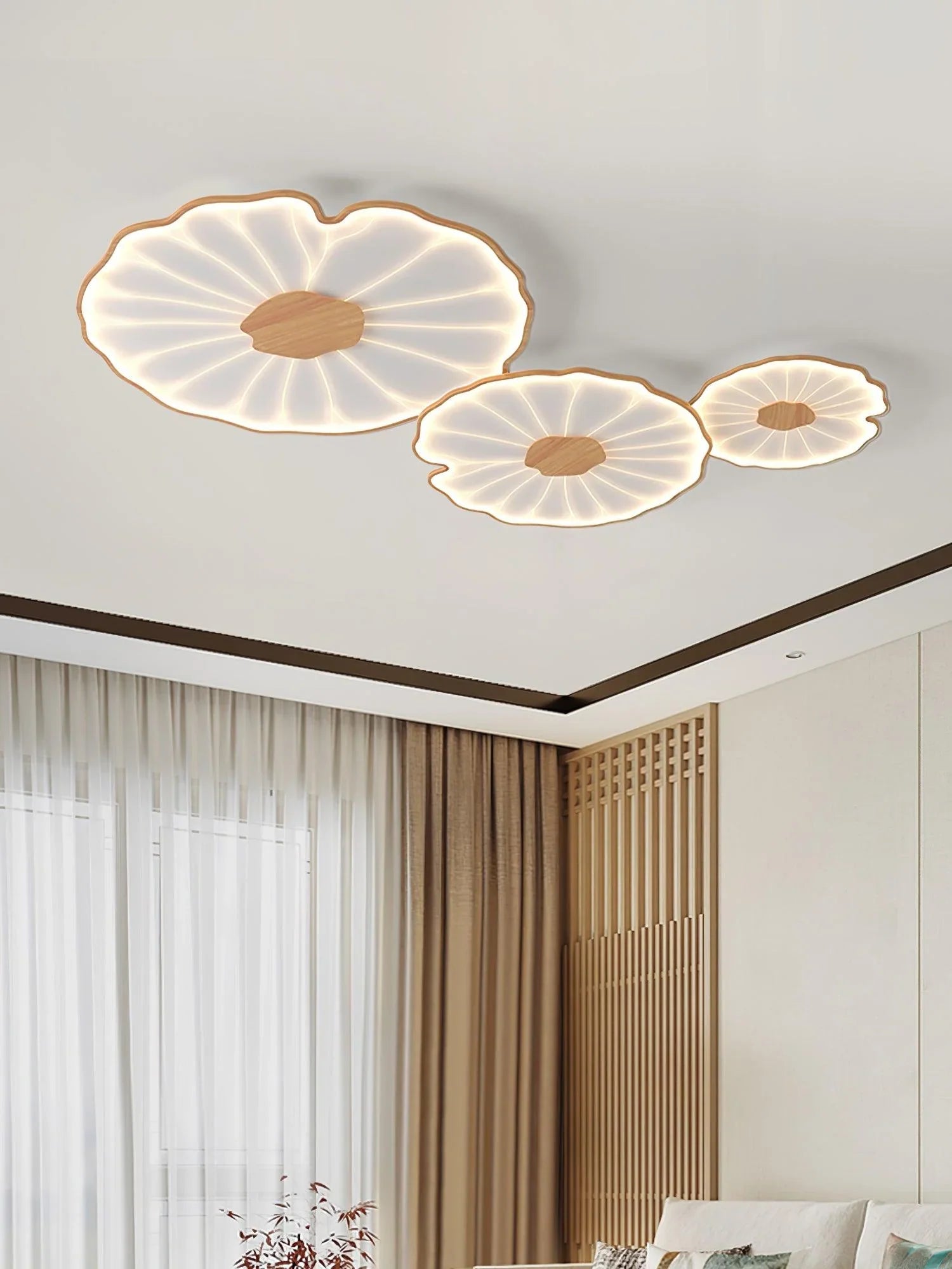 Lotus Leaf Ceiling Light | Living Room Bedroom Creative Modern Design | Lologe