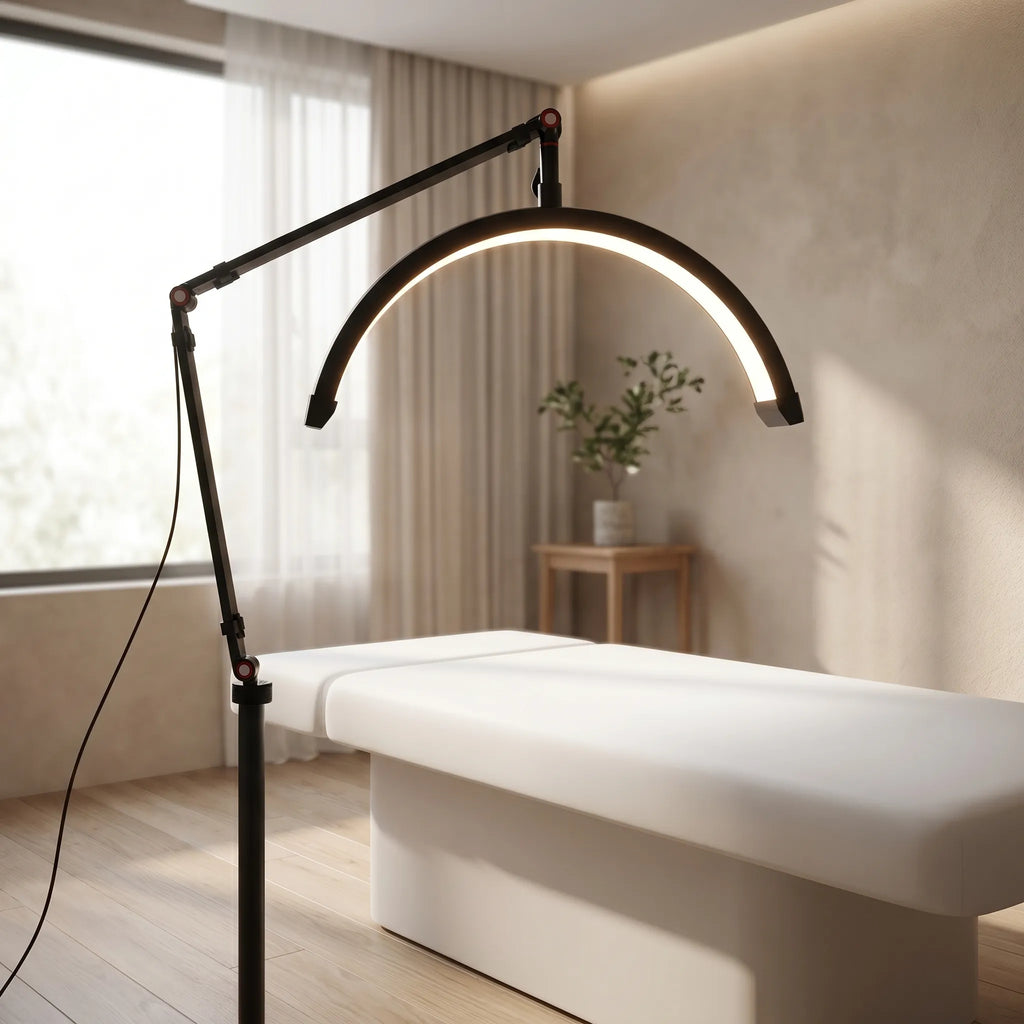 Lumarcx - Half-Moon LED Floor Fill Light- Video Content Lighting