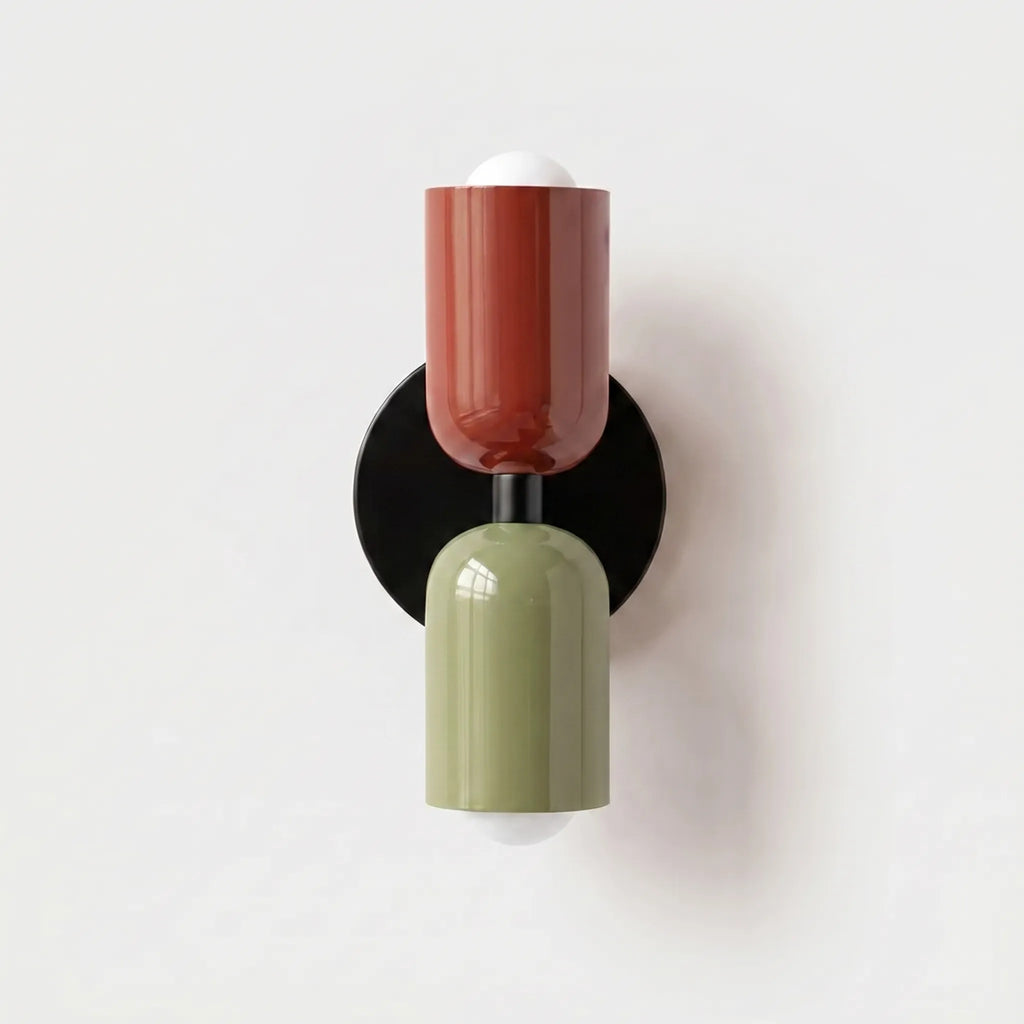 Lumaro - Dual-Shade Nordic Wall Sconce- Accent Wall Lighting