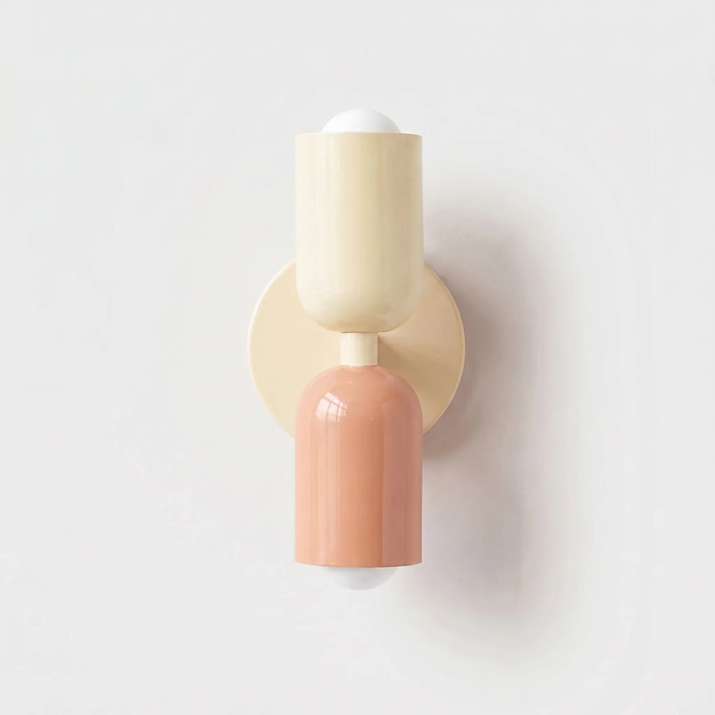 Lumaro - Dual-Shade Nordic Wall Sconce- Accent Wall Lighting