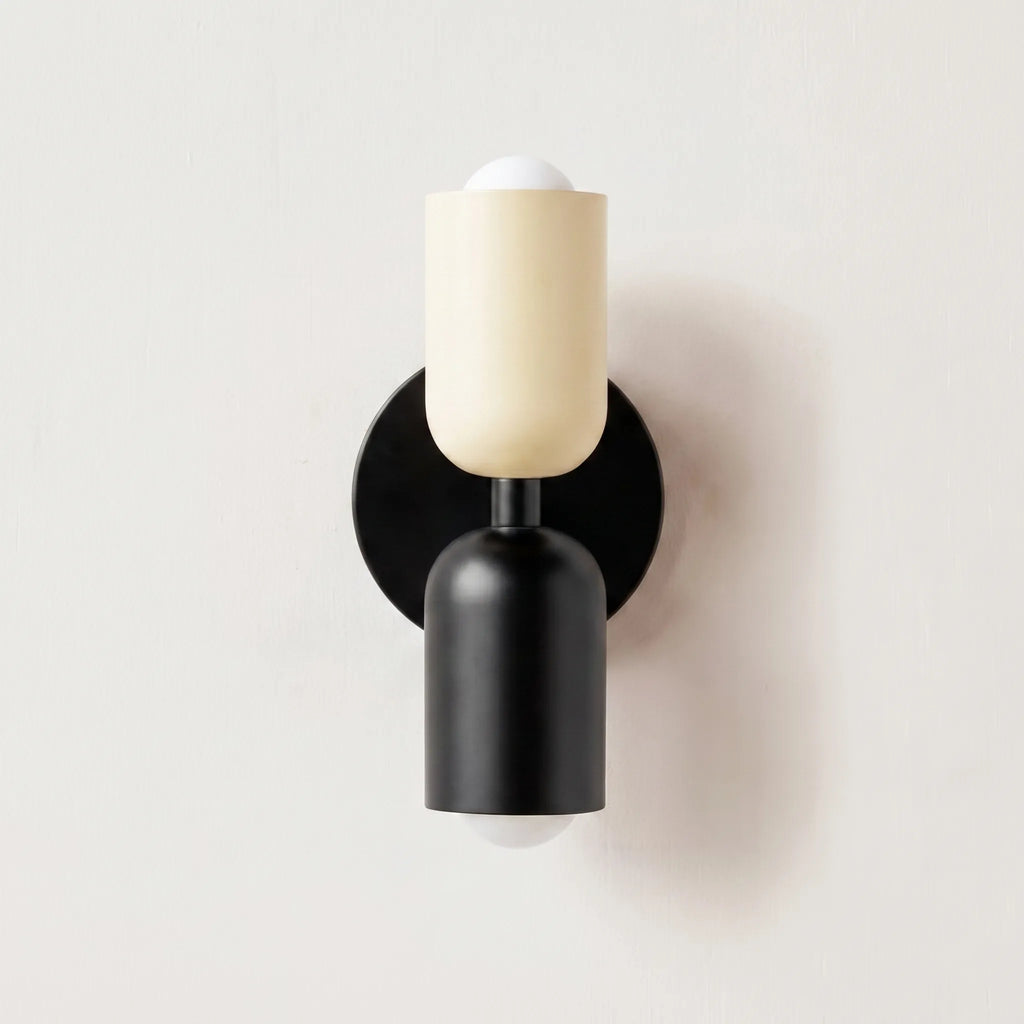 Lumaro - Dual-Shade Nordic Wall Sconce- Accent Wall Lighting