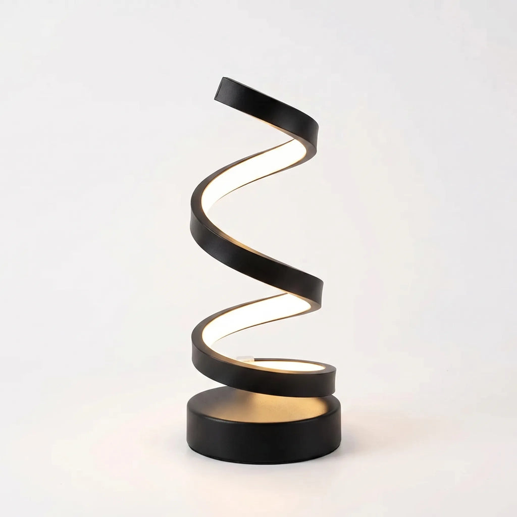 LumiTwist - Spiral LED Table Lamp- Bedside Reading