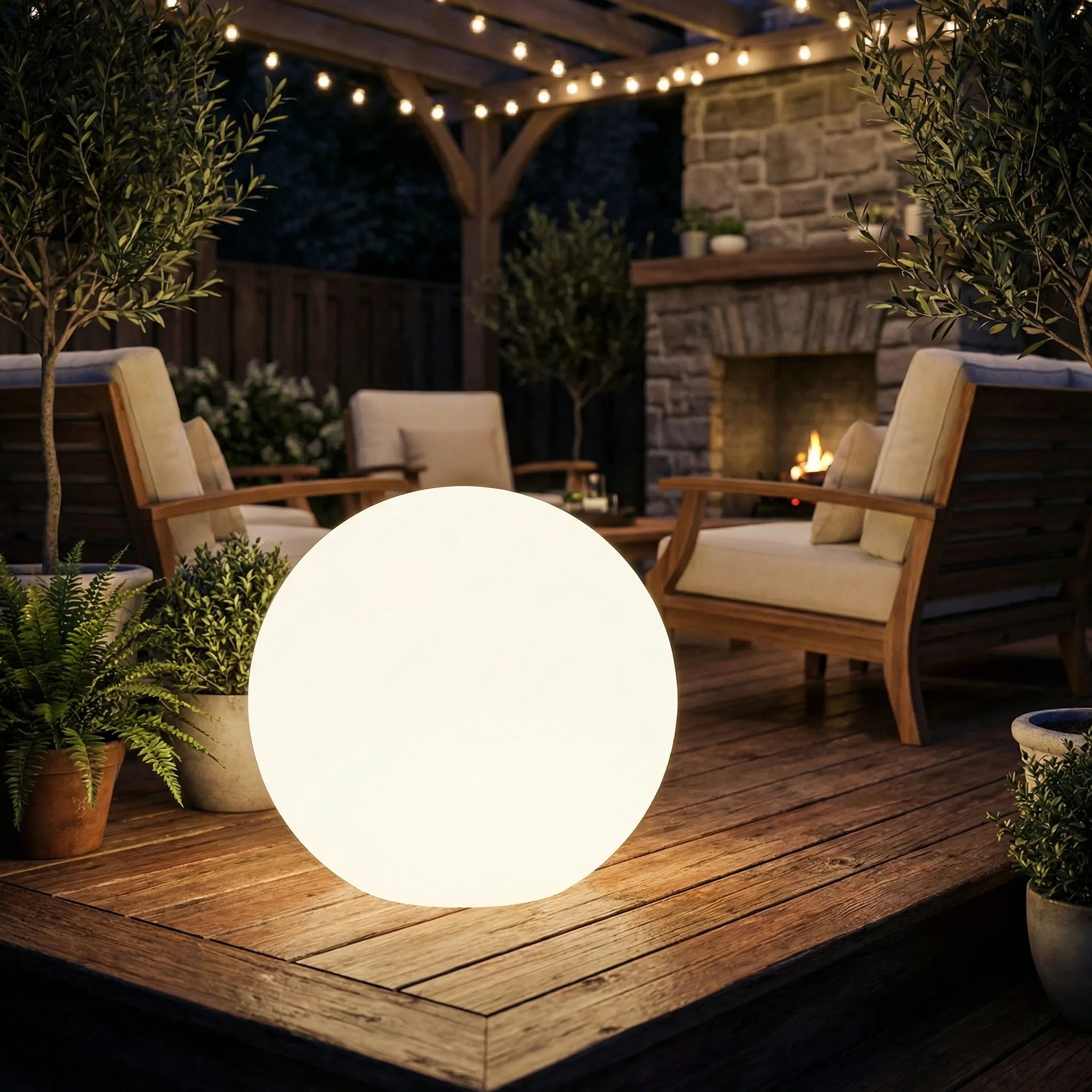 LuminSphere - Wireless Rechargeable Garden Globe