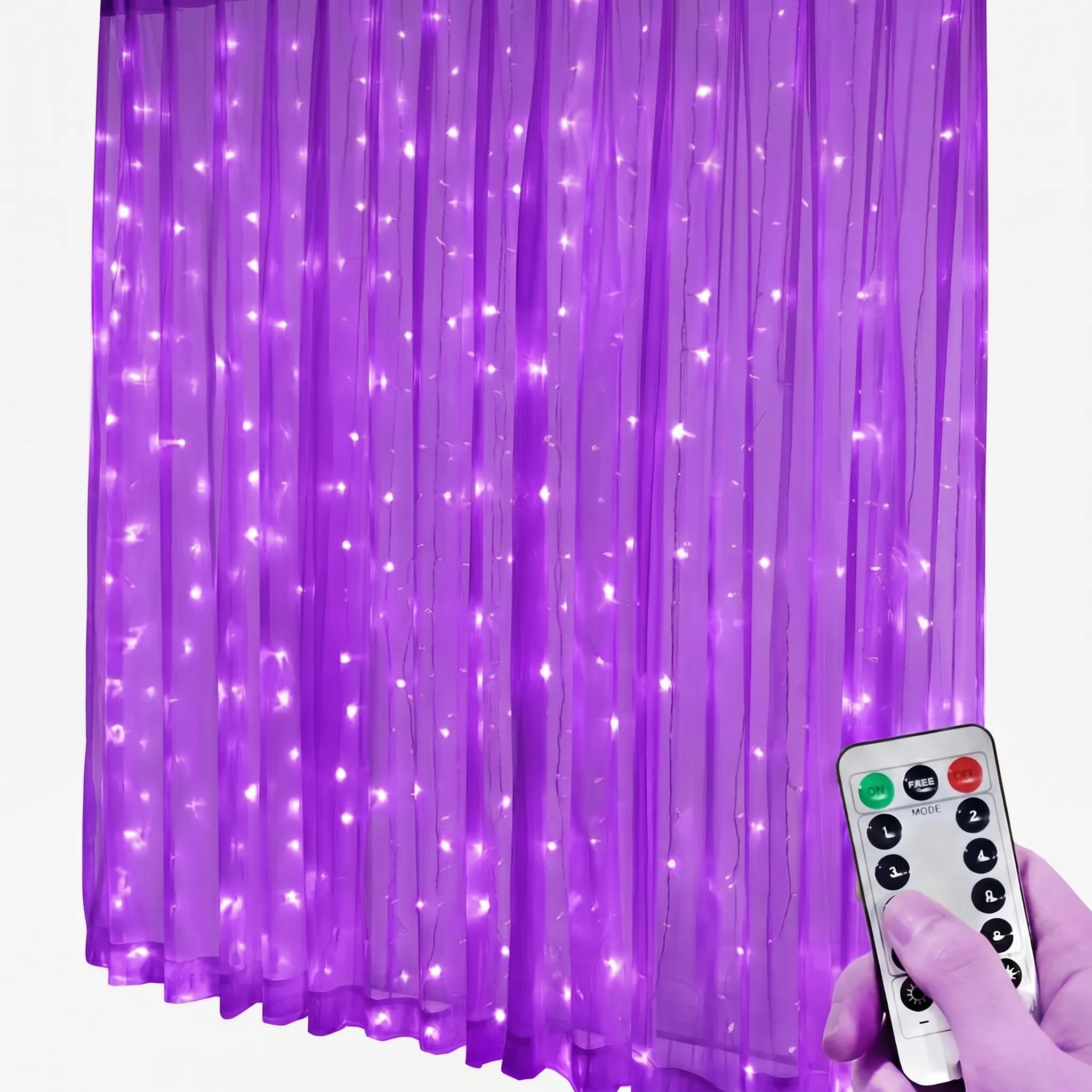 Lumiveil - LED Curtain Fairy Light Set- Festive Curtain Display