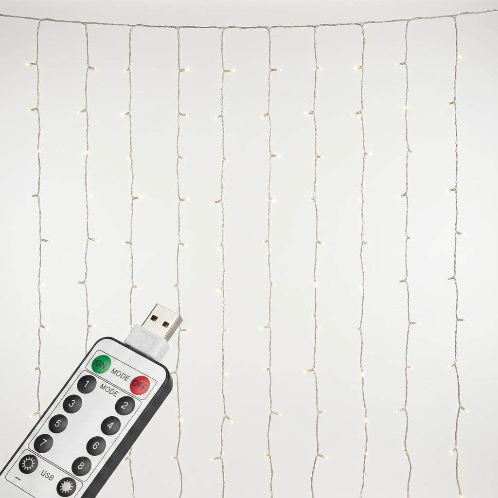 Lumiveil - LED Curtain Fairy Light Set- Festive Curtain Display