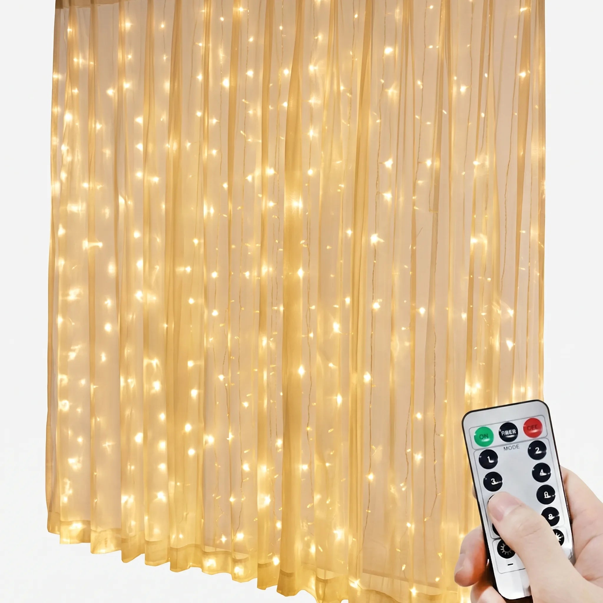 Lumiveil - LED Curtain Fairy Light Set- Festive Curtain Display