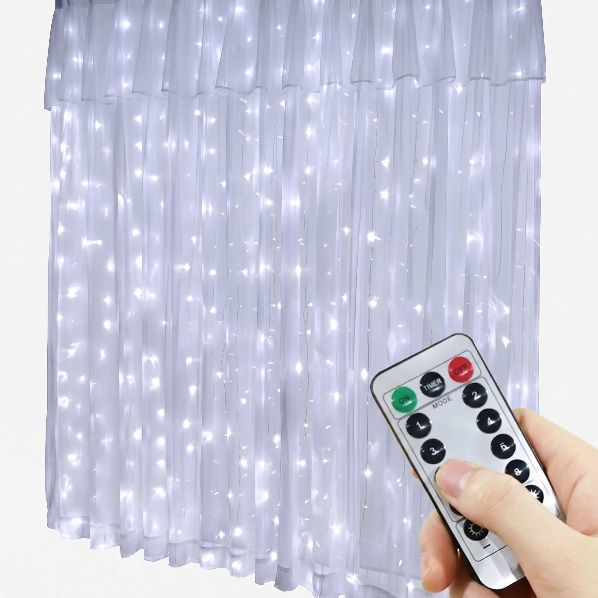Lumiveil - LED Curtain Fairy Light Set- Festive Curtain Display