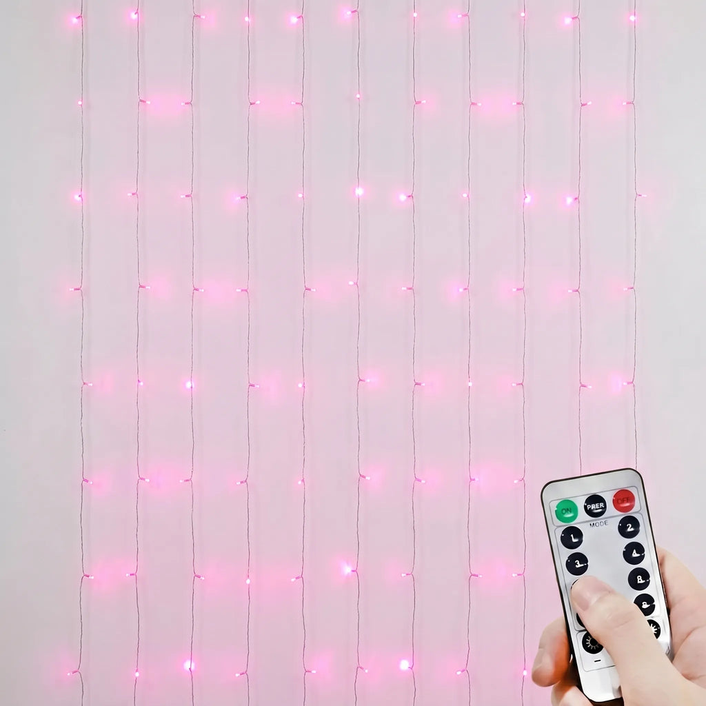 Lumiveil - LED Curtain Fairy Light Set- Festive Curtain Display