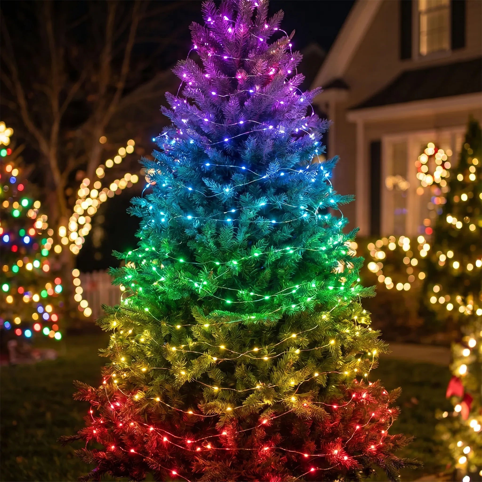 Lumivyne - RGB Smart Outdoor String Lights- Outdoor Festoon Lighting