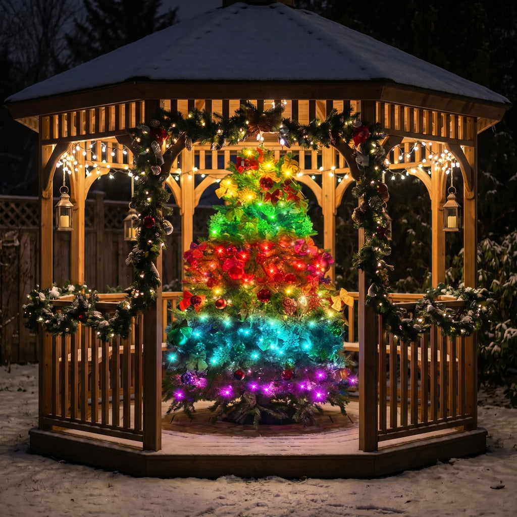 Lumivyne - RGB Smart Outdoor String Lights- Outdoor Festoon Lighting
