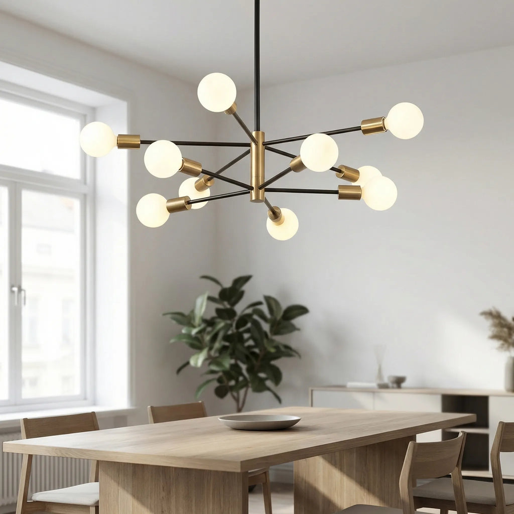 Lumovex - Multi-Head LED Pendant Chandelier- Ambient Indoor Lighting