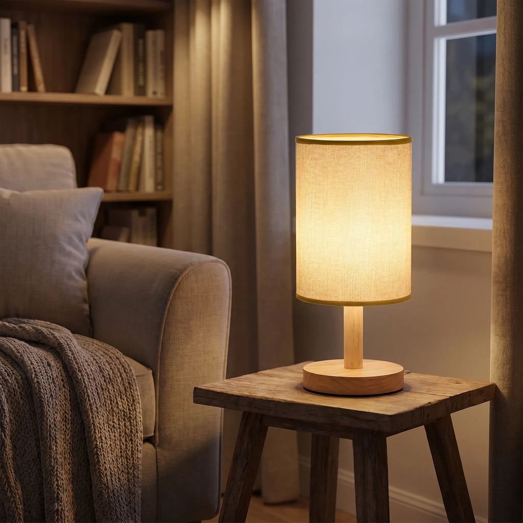 Lumvora - Dimmable LED Bedside Table Lamp- Bedside Reading Light