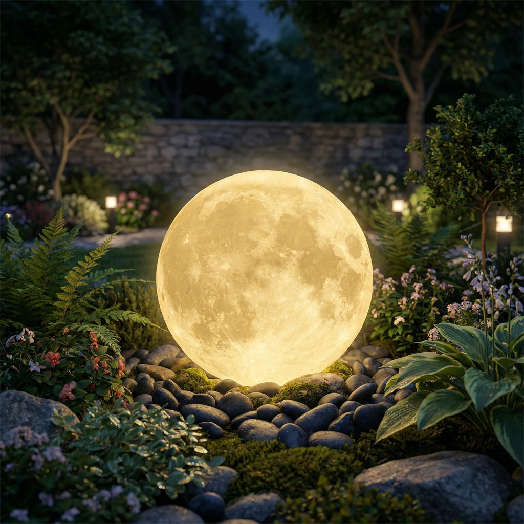 Lunarae - Spherical Garden Lamp