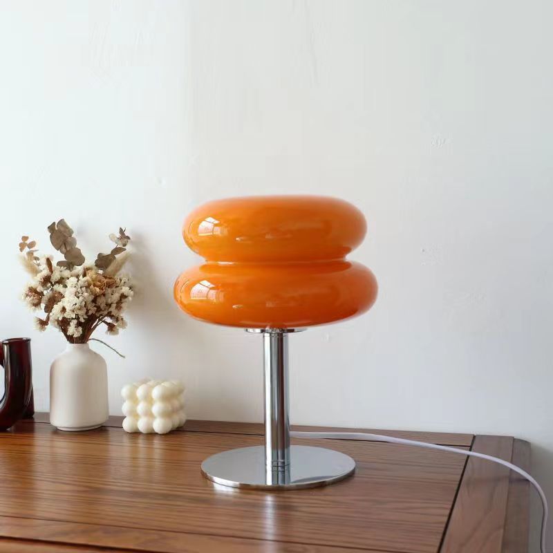 Glass Table Lamp | Macaron Colour Bedside Lamp | Bedroom & Living Room | E27 | Lologe